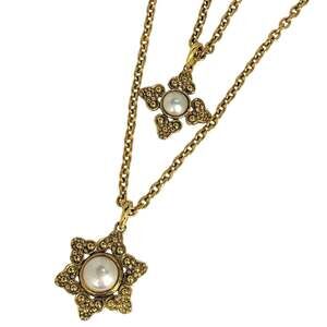 Chanel Cc Logo Chain Pendant Necklace #244024C17B